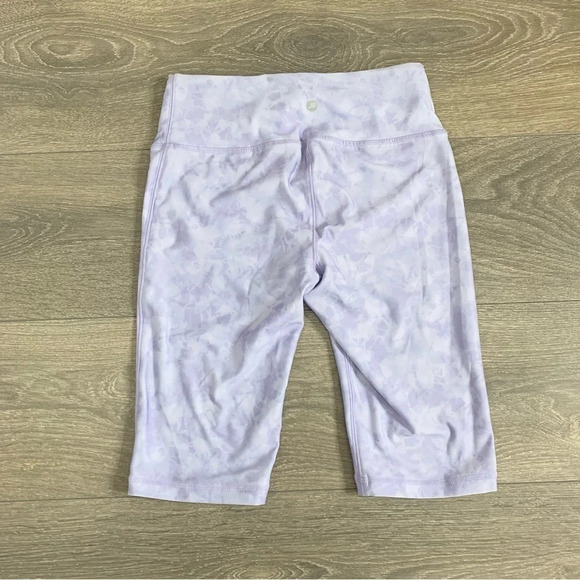 Joe Fresh Women's Active Biker Shorts Tie Dye High Rise Waist Purple Size XS - Picture 9 of 10